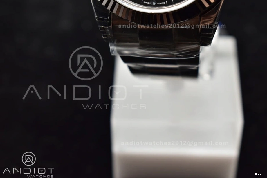 DateJust 904L Gray Dial Green Oyster SS Best 1:1 on VSF Roman 41 Bracelet VS3235 Edition 126330 1113